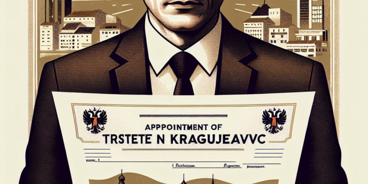 Dr Dragutin Radosavljević imenovan za poverenika stranke u Kragujevcu