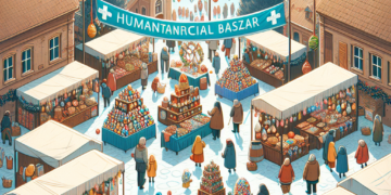 Humanitarni vaskršnji bazar udruženja MNRO „Anđeli“ na Trgu partizana: Pomoć potrebitima u duhu praznika