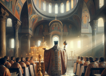Patrijarh Porfirije predvodio svetu liturgiju u Pećkoj Patrijaršiji na Veliku subotu