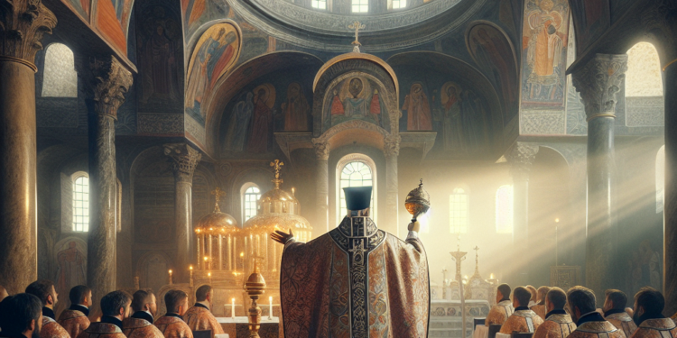 Patrijarh Porfirije predvodio svetu liturgiju u Pećkoj Patrijaršiji na Veliku subotu