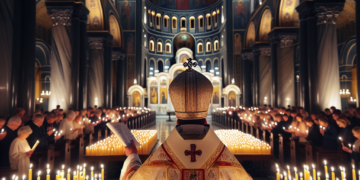 Episkop Petar predvodi ponoćnu liturgiju u Hramu Svetog Save za Vaskrs