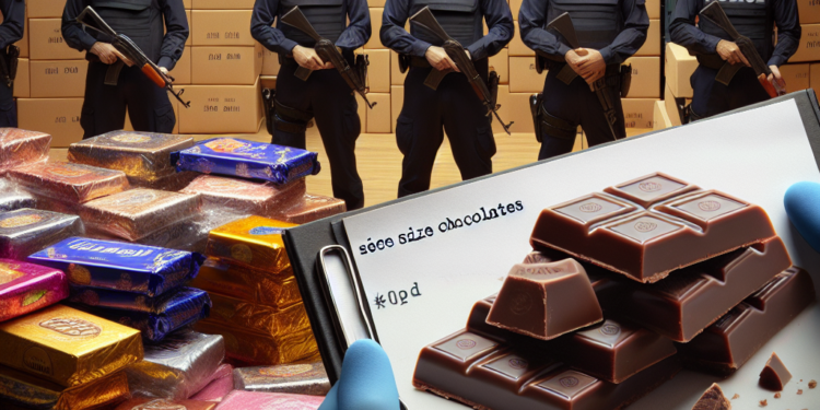 Policija zaplenila čokoladice u vrednosti od tri miliona dinara