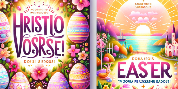 Hristos Voskrese! TV ZONA PLUS donosi uskrsnu radost!