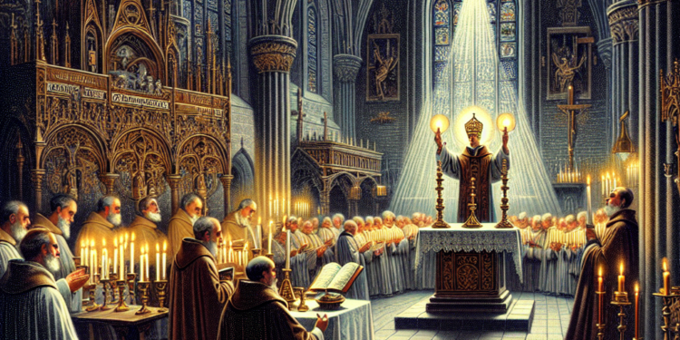 Mitropolit Teodosije predvodio ponoćnu liturgiju u manastiru Gračanica