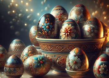 „Uskrsna Lepota: Dekorativna Jaja na Keramici Oživljavaju Tradiciju“
