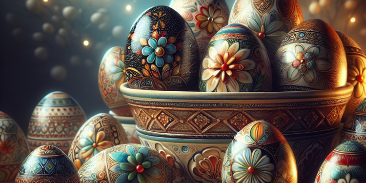 „Uskrsna Lepota: Dekorativna Jaja na Keramici Oživljavaju Tradiciju“