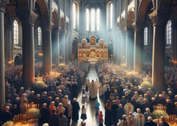 Pashalno jutrenje i Sveta Liturgija okupili vernike u niškoj Sabornoj crkvi