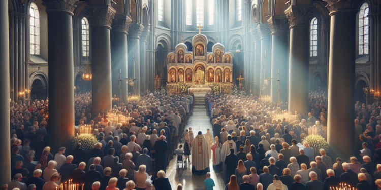 Pashalno jutrenje i Sveta Liturgija okupili vernike u niškoj Sabornoj crkvi