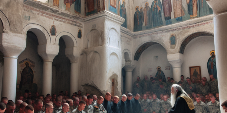 Američki vojnici KFOR-a kršteni u pravoslavlje u manastiru Draganac