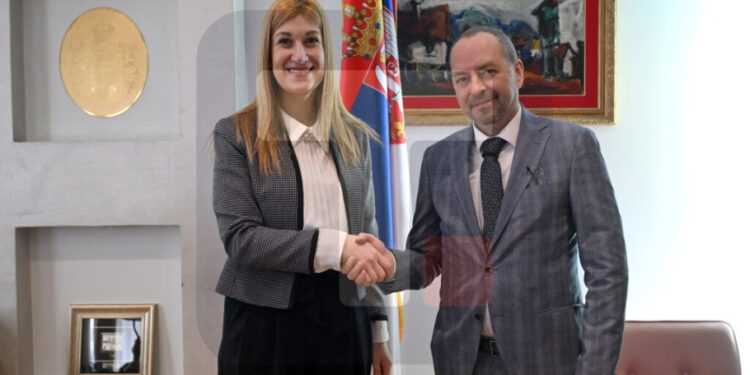 Državna sekretarka Jovanović i ambasador Angelov razgovarali o jačanju odnosa Srbije i Bugarske