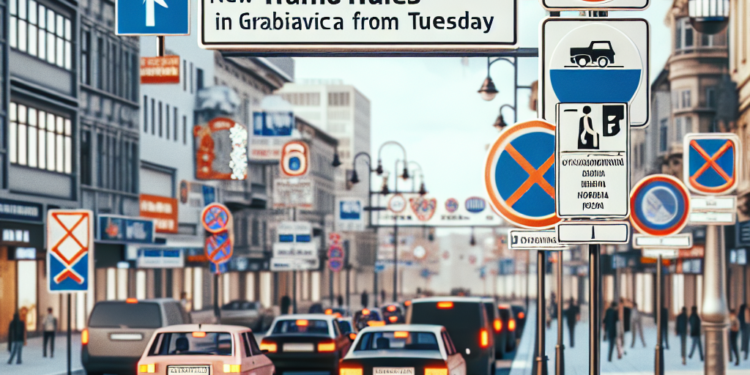 Od utorka nova pravila saobraćaja u Grbavici