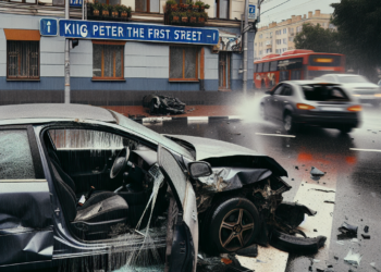 Karambol u Ulici kralja Petra Prvog: Vozač izgubio kontrolu i oštetio nekoliko parkiranih automobila