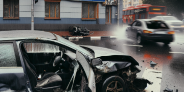 Karambol u Ulici kralja Petra Prvog: Vozač izgubio kontrolu i oštetio nekoliko parkiranih automobila