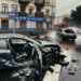 Karambol u Ulici kralja Petra Prvog: Vozač izgubio kontrolu i oštetio nekoliko parkiranih automobila