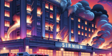 Požar u hotelu ‘Sirmium’: Vatrogasci na terenu