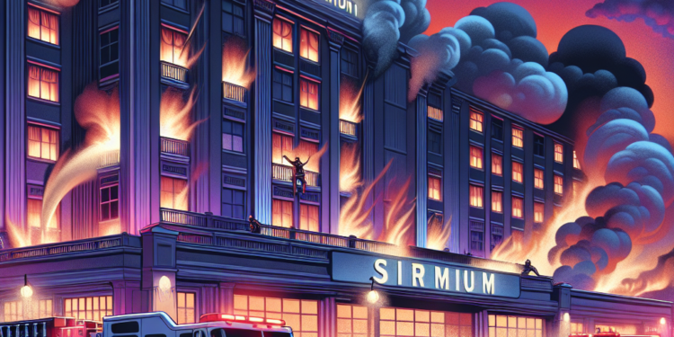 Požar u hotelu ‘Sirmium’: Vatrogasci na terenu