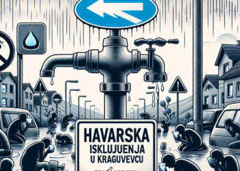 Havarijska isključenja vode u Kragujevcu: Građani bez vodosnabdevanja danas